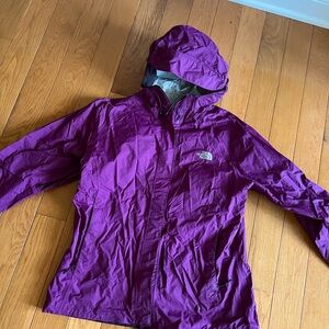 North face, purple jacket, size medium